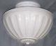 12 Wide Art Deco Nouveau Victorian Milk Glass Light Globe With 6 Inch Opening