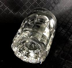 1849 Antique Victorian Glass Cup Beaker Leeds Ruth Renwick Engraved 19th Century