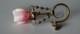 1890s Antique Pendant Sconce Brass Gilt Bronze Welsbach Satin Glass Shade