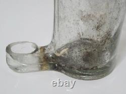 19thC bird feeder antique ART GLASS GEORGIAN mouth blown Victorian 1800s RARE