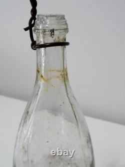 19thC bird feeder antique ART GLASS GEORGIAN mouth blown Victorian 1800s RARE