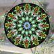 26 X 26 Victorian Style Stained Glass Round Arabella Window Panel