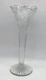 Abp American Brilliant Fine Cut Glass Crystal Trumpet Vase 16 Inches Hawkes