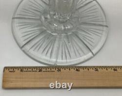 ABP American Brilliant Fine Cut Glass Crystal Trumpet Vase 16 Inches Hawkes