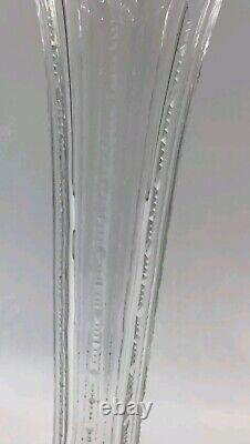 ABP American Brilliant Fine Cut Glass Crystal Trumpet Vase 16 Inches Hawkes