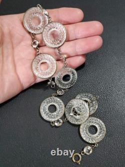 ANTIQUE Art Deco Clear Crystal Paste & Molded Glass Rivière Victorian Necklace ANTIQUE Art Deco Clear Crystal Paste & Molded Glass Rivière Victorian Necklace