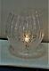 Antique Victorian Art Nouveau Acid Etched Glass Oil Lamp Shades 19th Century