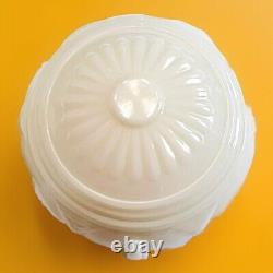 Antique 1920's-1930's Art Deco Victorian Cream Glass Chandelier Slip Shade
