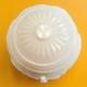 Antique 1920's-1930's Art Deco Victorian Cream Glass Chandelier Slip Shade