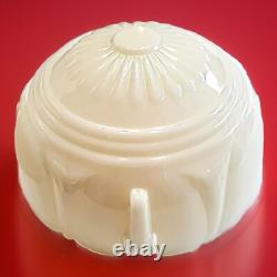 Antique 1920's-1930's Art Deco Victorian Cream Glass Chandelier Slip Shade