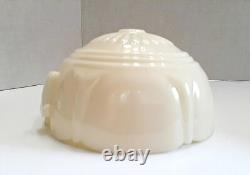 Antique 1920's-1930's Art Deco Victorian Cream Glass Chandelier Slip Shade