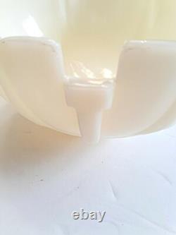 Antique 1920's-1930's Art Deco Victorian Cream Glass Chandelier Slip Shade