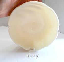 Antique 1920's-1930's Art Deco Victorian Cream Glass Chandelier Slip Shade