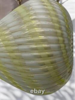 Antique Art Glass Vase Richardson's Wordsley, c. 1890 Rare British Victorian Antique Art Glass Vase Richardson's Wordsley, c. 1890 Rare British Victorian