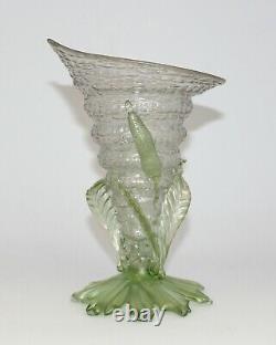 Antique Art Nouveau Loetz Shell Vase Candia Chine Austria Bohemian Art Glass