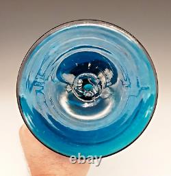 Antique Bohemian Moser Art Glass SALAMANDER Enameled Animals 10 Footed Vase