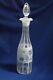 Antique Boston & Sandwich Glass White To Clear Overlay Grapes &vine 14 Decanter