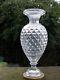 Antique Continental French Baccarat Brilliant Cut Glass Vase Urn Ormolu Mounted
