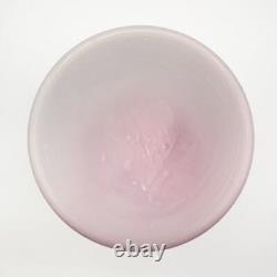 Antique Early Loetz Vase Victorian Art Glass Pink Ombre Cased Enamel Flowers Antique Early Loetz Vase Victorian Art Glass Pink Ombre Cased Enamel Flowers