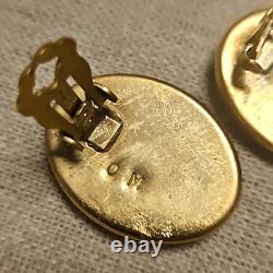 Antique Eduardian Austro-Hungarian OM Purple Clip-on Earrings