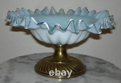 Antique Glass Victorian German Wurttembergische Art Glass Bowl