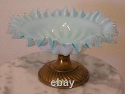 Antique Glass Victorian German Wurttembergische Art Glass Bowl