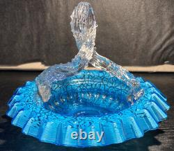 Antique Hand Blown Stevens Williams Art Glass Basket