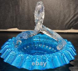 Antique Hand Blown Stevens Williams Art Glass Basket