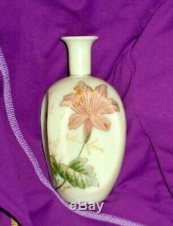 Antique Josef Riedel Bohemian CZECH Perfume Bottle Uranium Glass 1890