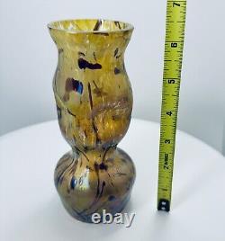 Antique Kralik Bacillus Vase Iridescent Art Glass Vase