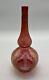 Antique Moser Cranberry Vase Withgold Gild, Mary Gregory Painting