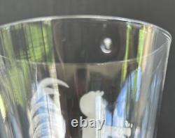 Antique Mary Gregory Pitcher Tumbler 3 Piece Set White Painted Enamel Silhouette