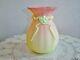 Antique Mt. Washington Burmese Blown Satin Art Glass Posey Vase