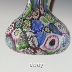Antique Murano Glass Vase Fratelli Toso Millefiori Posy 4 MADE ITALY 1900s RARE