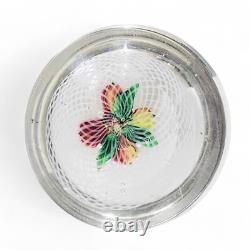 Antique New England Fruit Bouquet Lampwork Art Glass Paperweight