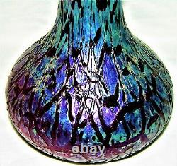 Antique Original Iridescent Loetz Vase 1900 Art Nouveau Bohemian