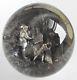 Antique Pinchbeck Art Glass French Paperweight 3d Religious Joseph Silver Gold