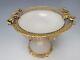 Antique Palais Royal French Ormolu Gilt Vanity Glass Compote Tazza Stand Vase