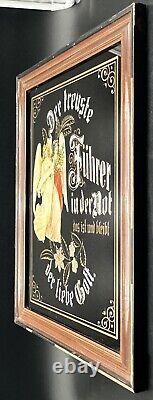 Antique Reverse Painted Glass & Foil Art German Christmas Angels