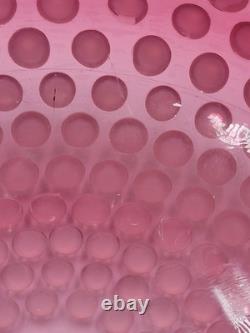 Antique Set Of 5 Bowls Hobbs Brockunier Victorian Cranberry Opalescent Hobnail Antique Set Of 5 Bowls Hobbs Brockunier Victorian Cranberry Opalescent Hobnail