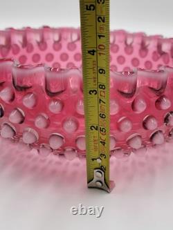 Antique Set Of 5 Bowls Hobbs Brockunier Victorian Cranberry Opalescent Hobnail Antique Set Of 5 Bowls Hobbs Brockunier Victorian Cranberry Opalescent Hobnail