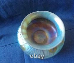 Antique Signed Loetz Drip Glass Vase Late1800's Early 1900's