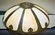 Antique Slag Glass Lamp Shade 8 Panel Large Victorian, Arts & Crafts Nouveau