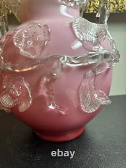 Antique Stevens & Williams Double Handled Vase As-is Antique Stevens & Williams Double Handled Vase As-is