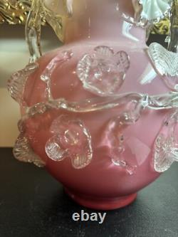 Antique Stevens & Williams Double Handled Vase As-is Antique Stevens & Williams Double Handled Vase As-is