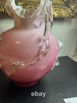 Antique Stevens & Williams Double Handled Vase As-is Antique Stevens & Williams Double Handled Vase As-is