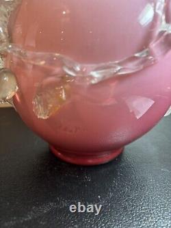 Antique Stevens & Williams Double Handled Vase As-is Antique Stevens & Williams Double Handled Vase As-is