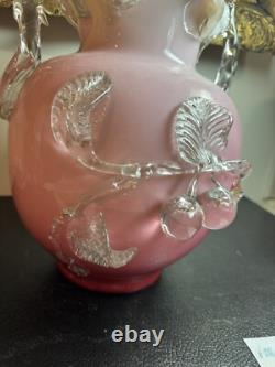 Antique Stevens & Williams Double Handled Vase As-is Antique Stevens & Williams Double Handled Vase As-is