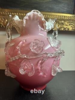 Antique Stevens & Williams Double Handled Vase As-is Antique Stevens & Williams Double Handled Vase As-is