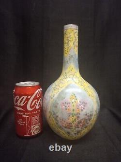 Antique Thomas Webb & Sons Moroccan Tapestry Art Glass Vase 10 Harrach